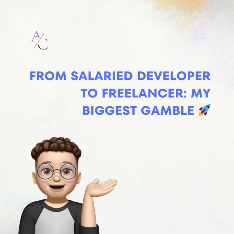 A few years ago, I had a full-time job with a stable salary and job security… but also huge frustration.